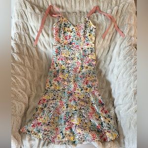 La Maison Talulah midi flowery colorful dress size small (S)